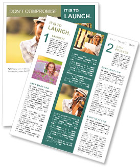 Captivating Female Capturing Photos Outdoors Newsletter Template