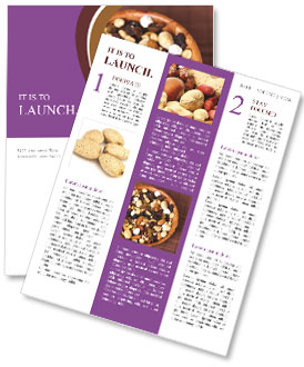Dried Fruit, Nuts And Seeds Mix: A Nutritious And Delicious Snack Option Newsletter Template