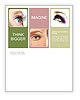 Close-Up Of Woman's Eye With Long Eyelashes Newsletter Template