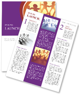 Hand-Holding Paper Doll People: A Collaborative Team Nyhetssändning