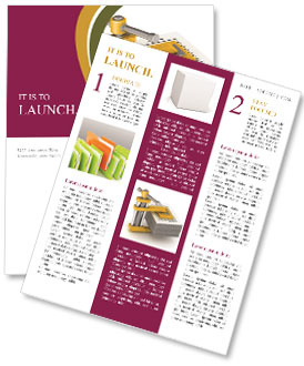 Archival Information Symbols: Bundle Of Documents Compressed By A Clamp Newsletter Template