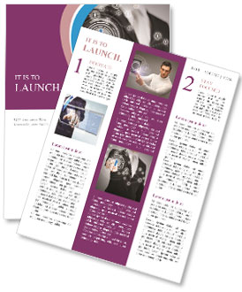 Boost Your Business Networking With Virtual Screens - Technology And Internet Concept Newsletter Template