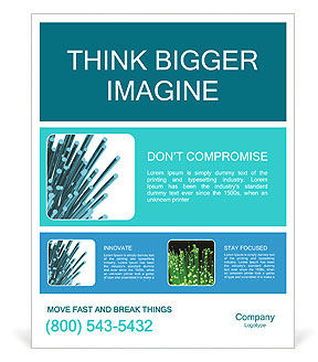 Discovering The Benefits And Applications Of Optical Fibers Poster Template