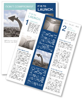 Navigating Business Success: A Leadership Concept With A Businessman Guiding An Arrow Road Through Tangled Streets And Highways. Newsletter Template