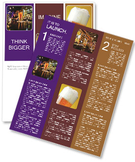 Traditional Pub Experience: Enjoy A Pint Of Beer At The Bar Newsletter Template