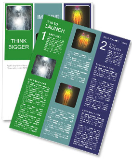 Spiritual Body Art On A Man With A Conceptual Design Newsletter Template