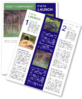 Water Pollution In Lakes: Causes And Effects Newsletter Template