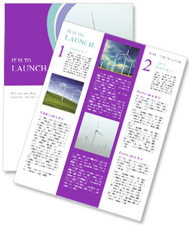 Animation Of Contemporary Wind Turbines In Thick Fog - Available In Footage Gallery Newsletter Template