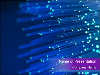 Background On Fiber Optic Technology In Internet Infrastructure PowerPoint Template