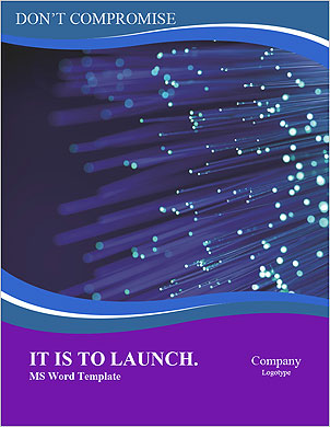 Background On Fiber Optic Technology In Internet Infrastructure Word Template - Page 1