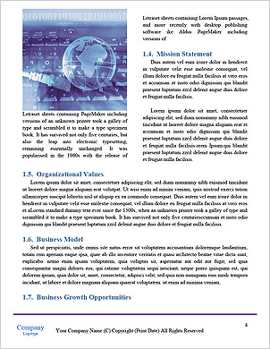 Background On Fiber Optic Technology In Internet Infrastructure Word Template - Page 4