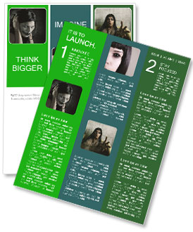 Extrem kroppskonst på läskig flicka med ovanlig mun och ögon Nyhetssändning