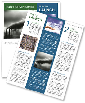 Industry Pollution Newsletter Template