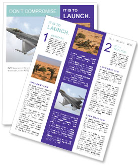 Air Force Newsletter Template