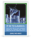 Iced Water Ad Template