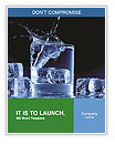 Iced Water Word Template