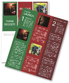 Pouring Wine Newsletter Template