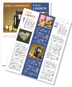 Aromatic Red Wine Newsletter Template
