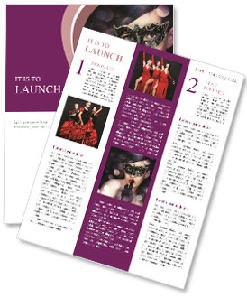 Masked Ball Newsletter Template