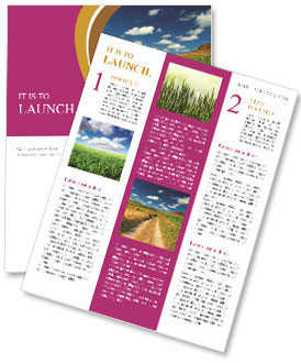 Countryside Road Newsletter Template