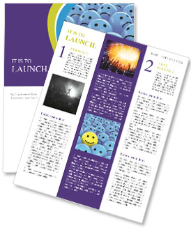 Optimistic Face Newsletter Template