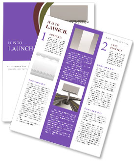 Highway Billboard Newsletter Template