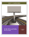 Highway Billboard Word Template