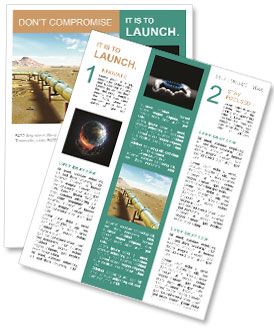 Gas Tube Newsletter Template