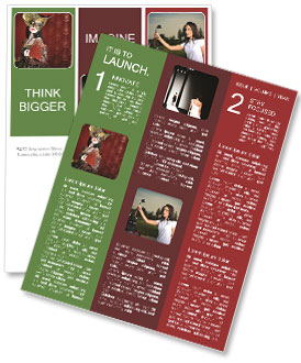 Woman Wears Mask Newsletter Template