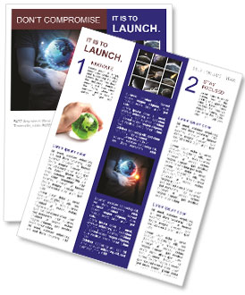 Man And Universe Newsletter Template