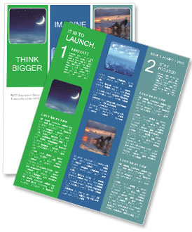 Moon At Night Newsletter Template