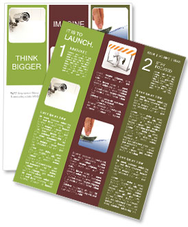 Security Web Camera Newsletter Template