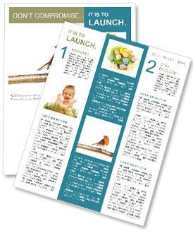 Humming Bird Newsletter Template