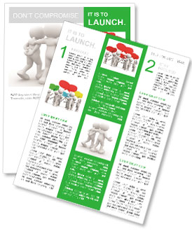 Friends Support Newsletter Template