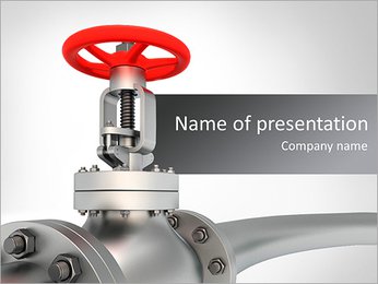 Metal Pipe PowerPoint Template