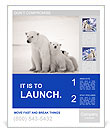 White Bear Poster Template