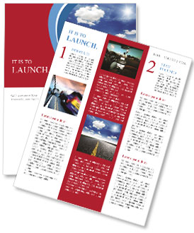 Driving At Good Weather Newsletter Template