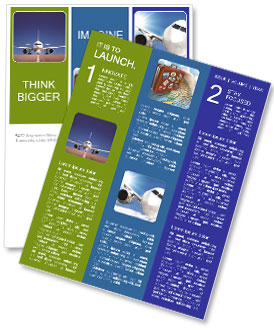 Travel By Plane Newsletter Template