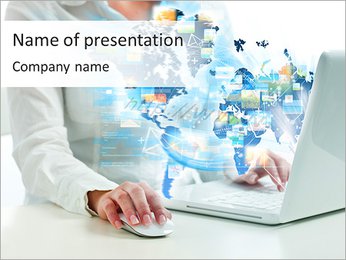 Internet Media PowerPoint Template