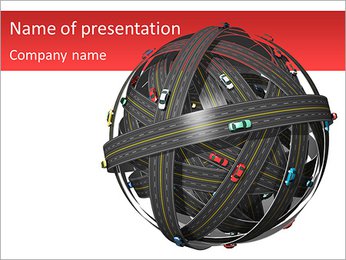 Road System PowerPoint Template