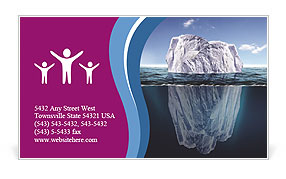 Iceberg Business Card Template