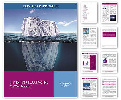 Iceberg Word Template