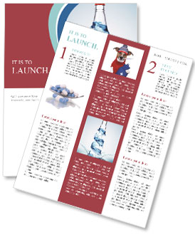 Bottled Water Newsletter Template