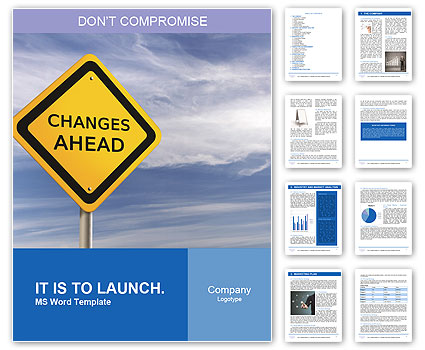 Changes Ahead Word Template