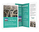 Roads In Big City Brochure Template