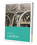 Roads In Big City Presentation Folder