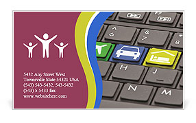 Means Of Transportation Business Card Template