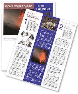 Volcanic rock Newsletter Template