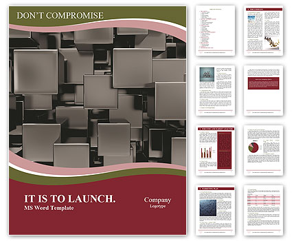 Abstract 3D Background: A Stunning Visual Experience Word Template