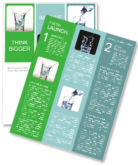 Refreshing Image Of Ice Cube In A Glass Of Water Newsletter Template